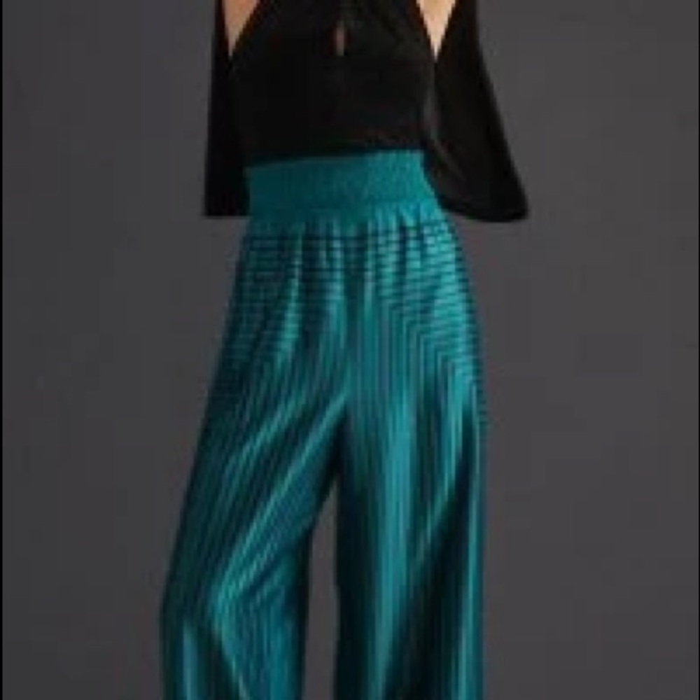 Anthropologie High Waisted Wide Leg Pant